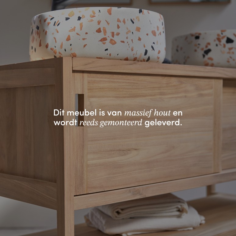 Arty - Massief teakhouten badmeubel 120 cm