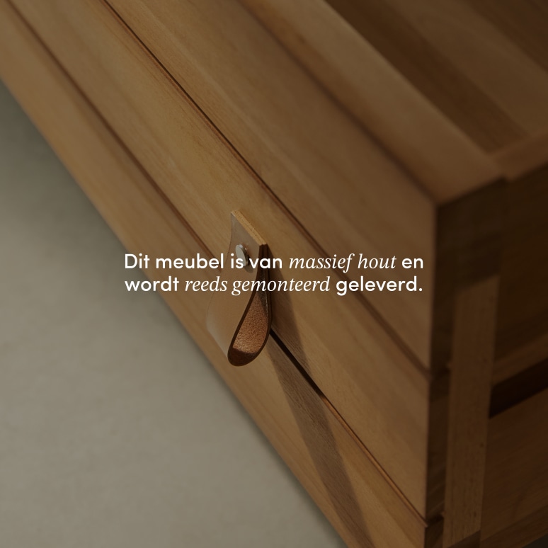 Minimalys - Garderobekast voor de hal van massief teak