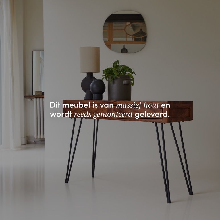 Bonnie - Massief palissander bijzettafel