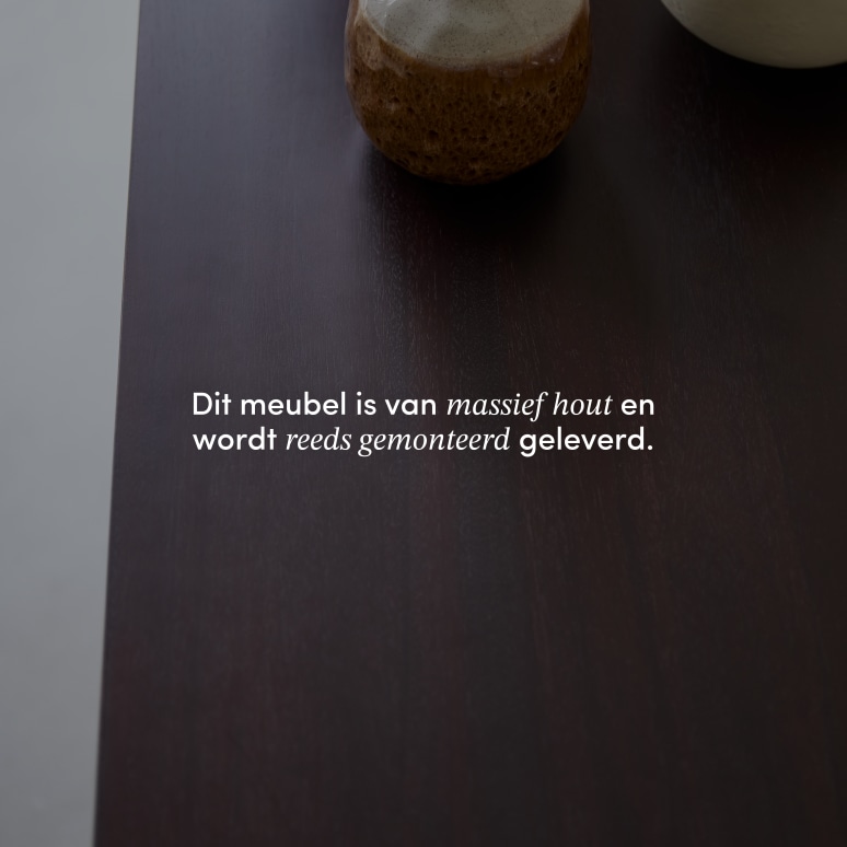 Frida - Massief mahoniehouten dressoir 205 cm