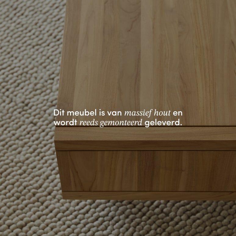 Jonàk - Massief teakhouten salontafel