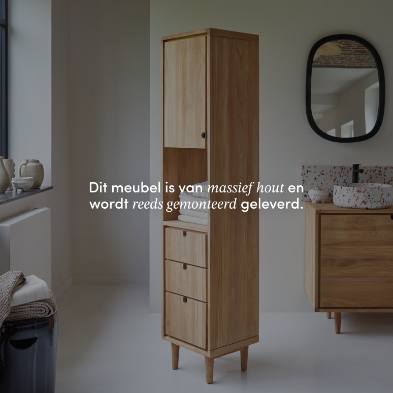 Jonàk - Massief teakhouten kolomkast