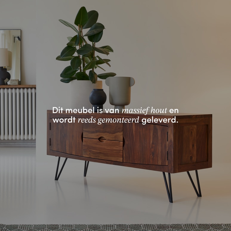 Bonnie - Massief palissander tv-meubel 150 cm