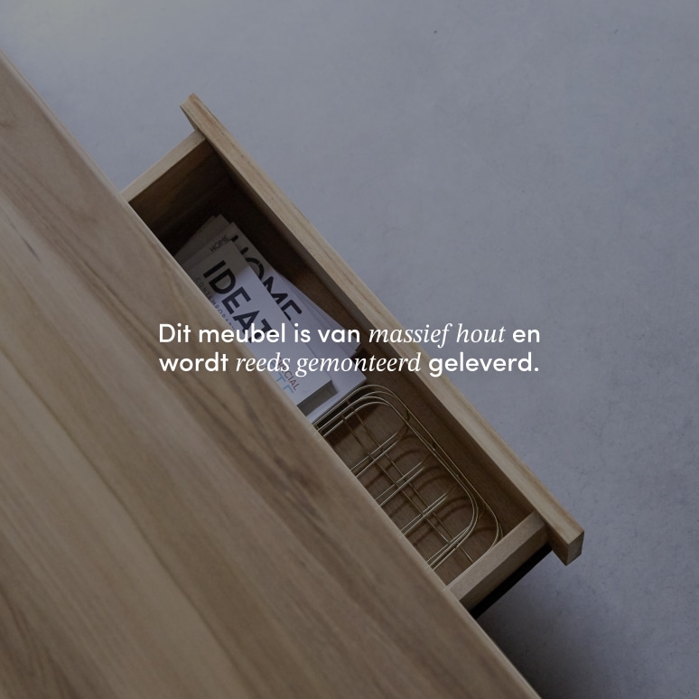 Anoa - Tv-meubel van massief teakhout 180 cm