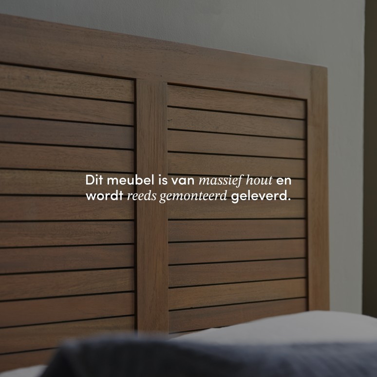 Loggia - Hoofdbord van massief acaciahout 160 cm