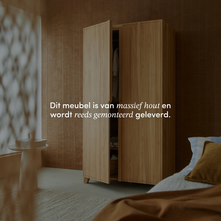 Greta - Kast van massief teakhout
