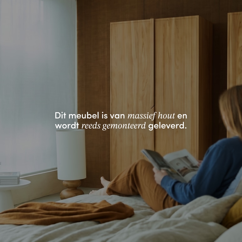 Greta - Kinderkast van massief teakhout