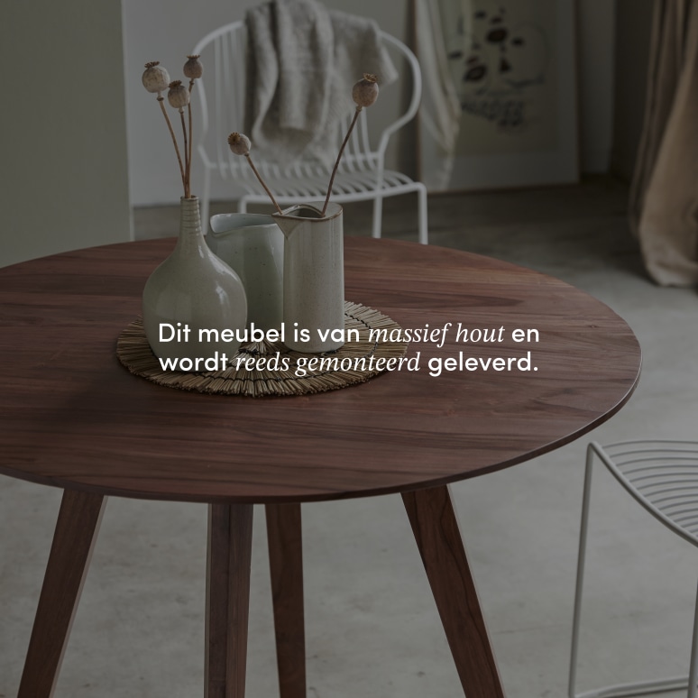 Eliana - Tafel van massief palissander voor 5 personen