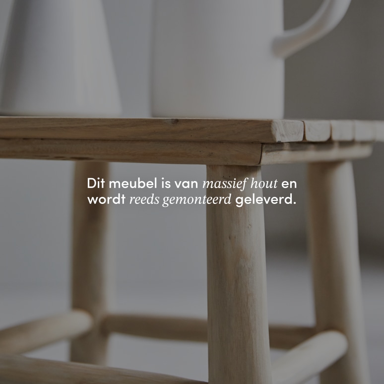 Kilim - Massief teakhouten banktafel