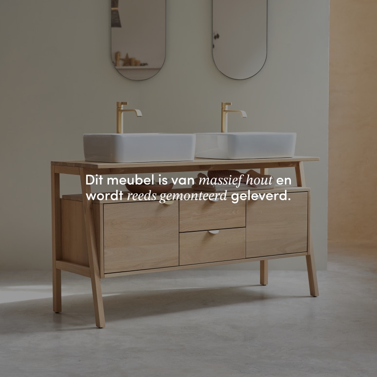 Pola - Massief eiken badmeubel 140 cm