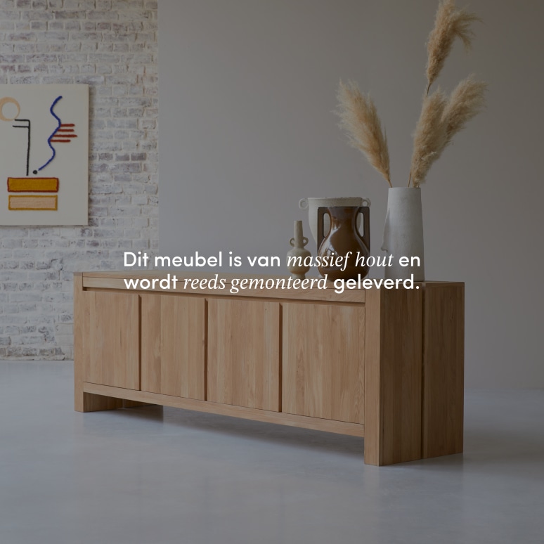 Eden - Massief eikenhouten buffet 210 cm