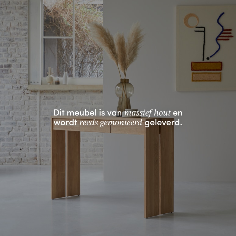 Eden - Massief eiken bijzettafel