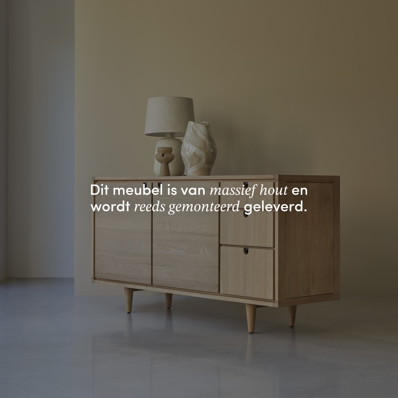 Jonàk - Massief eikenhouten buffet 145 cm
