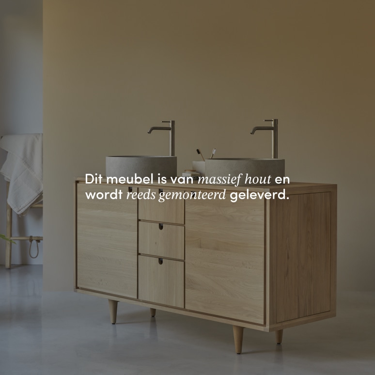 Jonàk - Massief eikenhouten badmeubel 145 cm