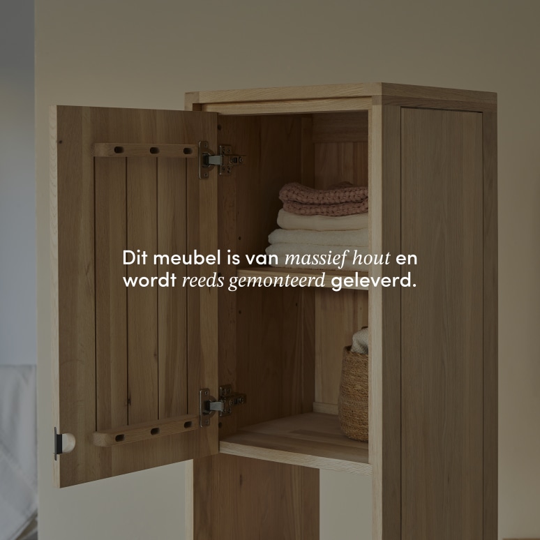 Jonàk - Massief eikenhouten kolomkast
