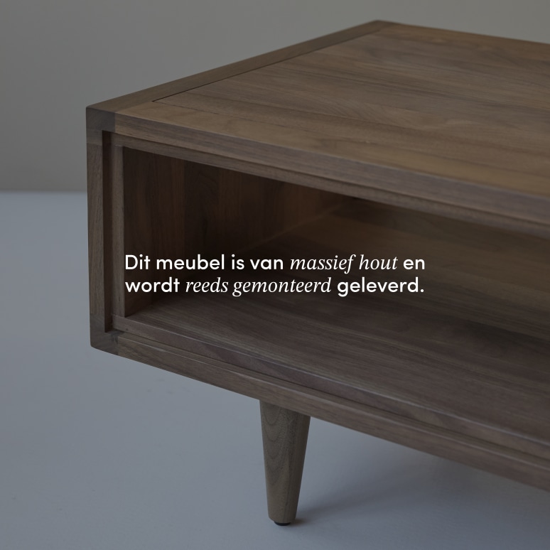 Jonàk - Massief notenhouten salontafel