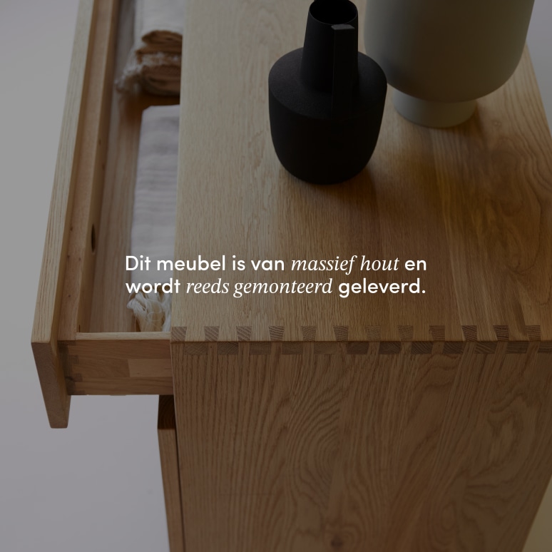 Jeanne - Massief eikenhouten buffet 185 cm