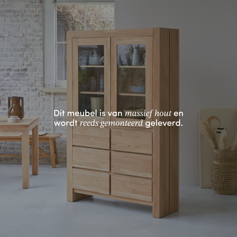 Eden - Massief eikenhouten servieskast