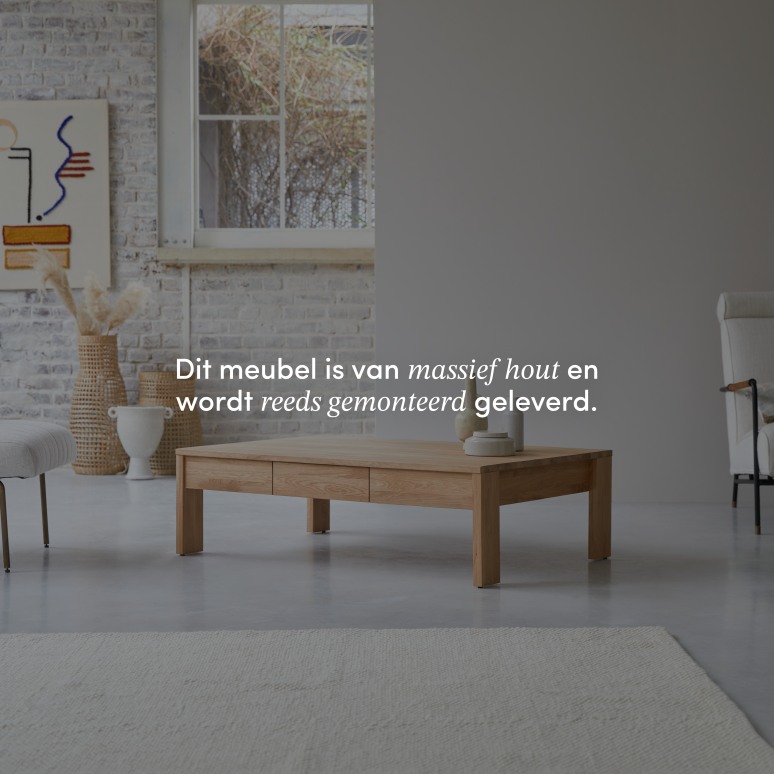 Eden - Massief eiken salontafel