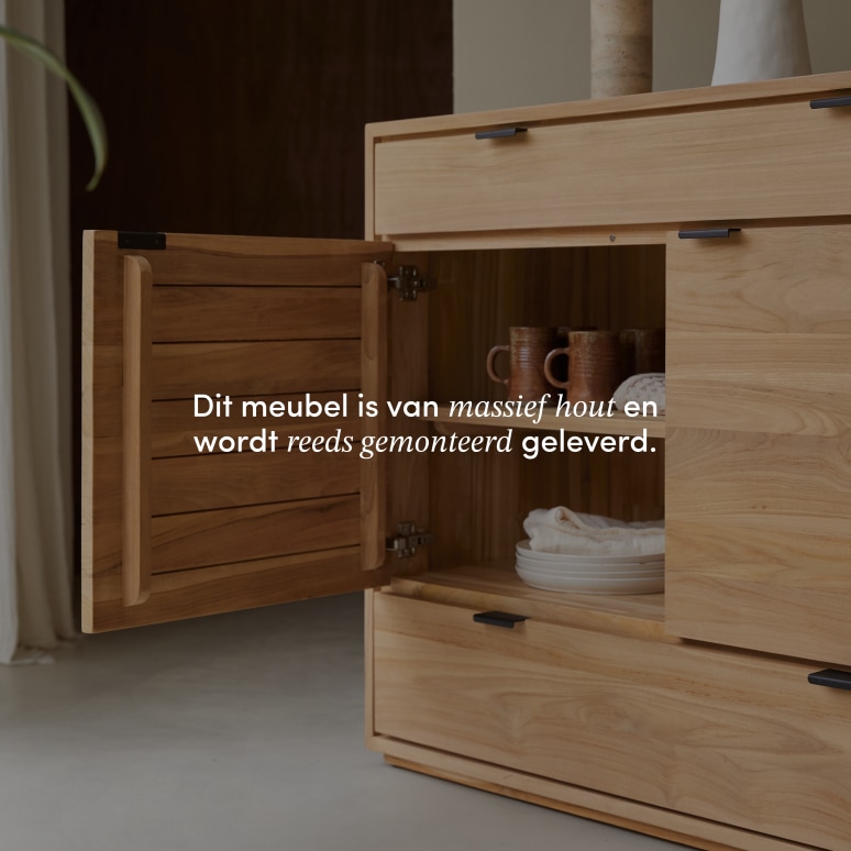 Senson - Massief teakhouten buffetkast 120 cm