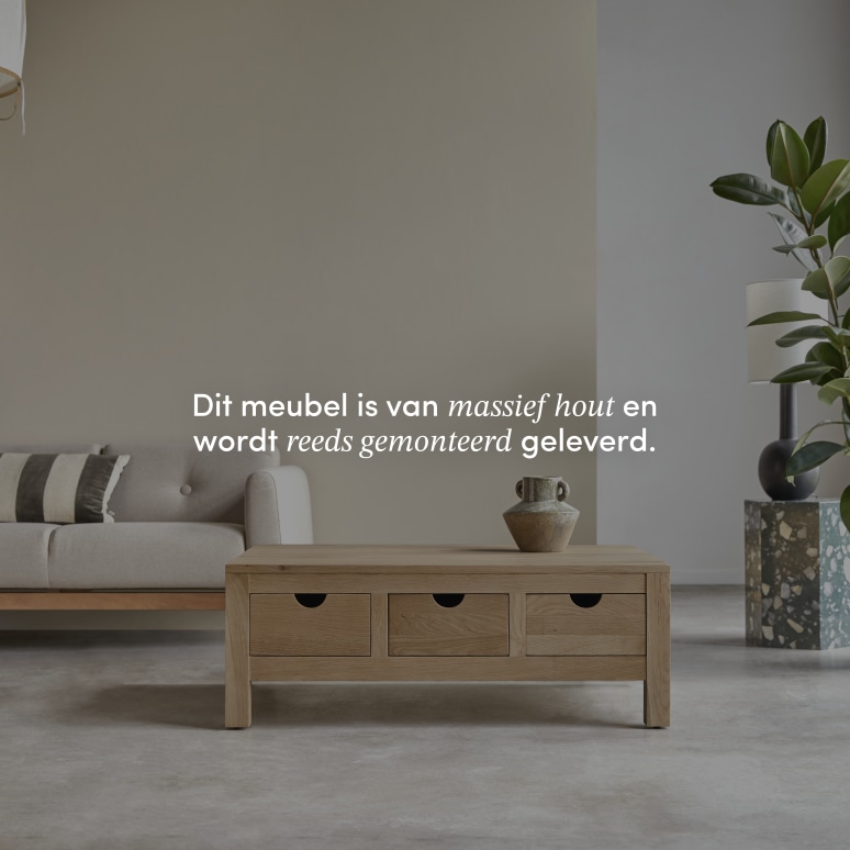 Oliver - Massief eiken salontafel