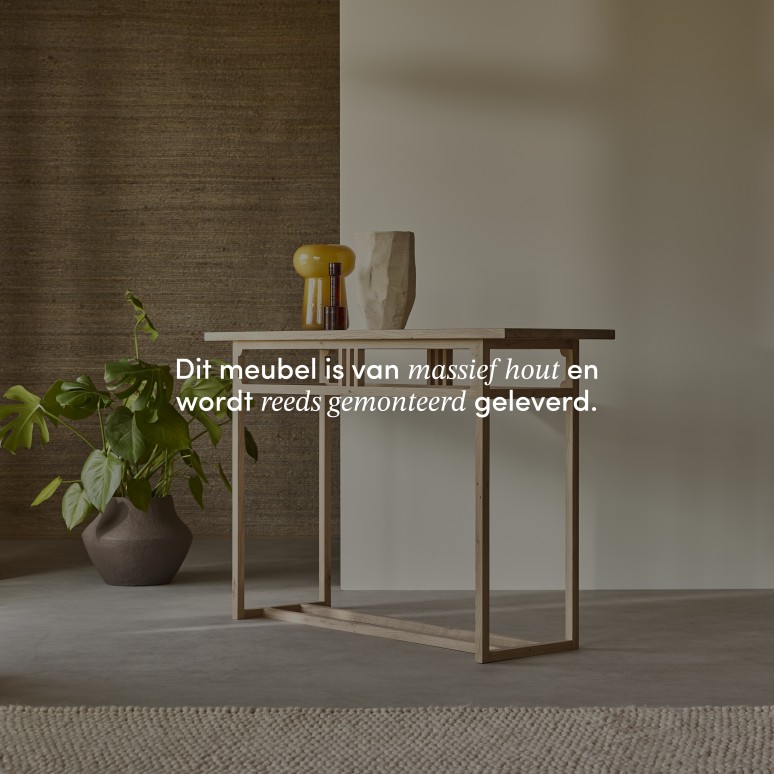 Clovis - Bijzettafel van massief eikenhout