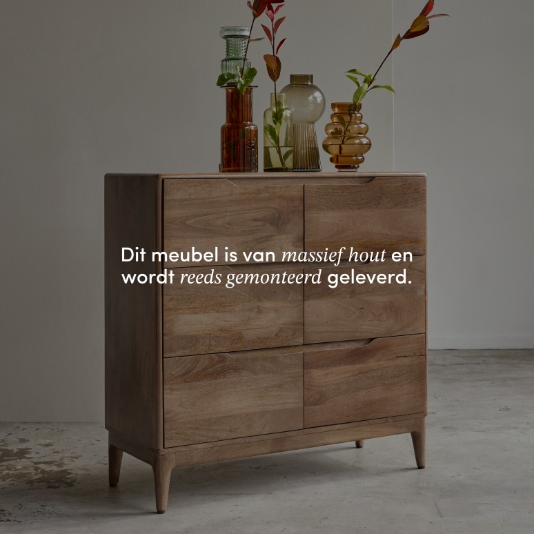 Gabrielle - Ladekast van massief mangohout