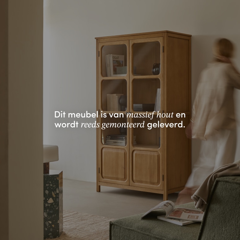Marthe - Massief eikenhouten boekenkast