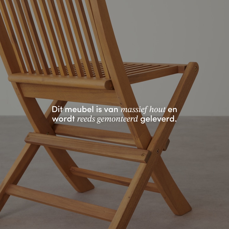 Capri - Tuinstoel van massief acaciahout