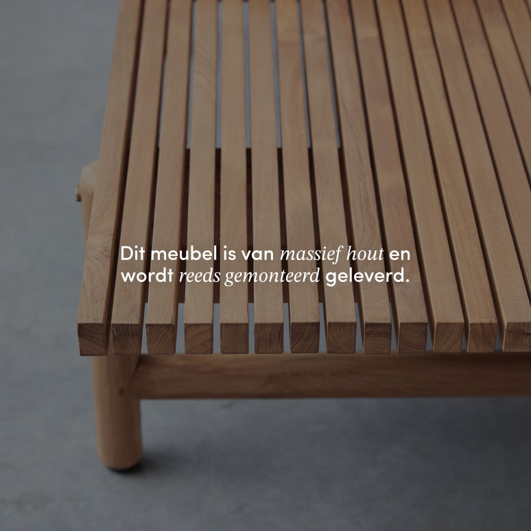 Fado - Massief teakhouten tuintafel