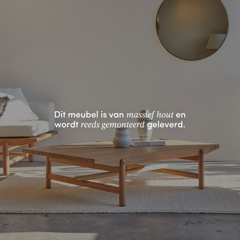 Fado - Massief teakhouten salontafel