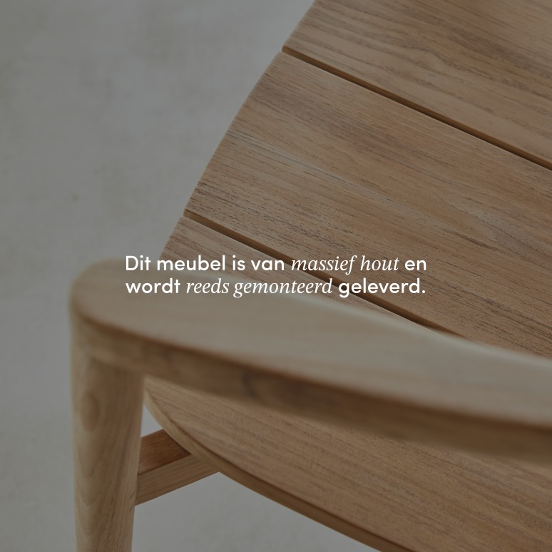 Francia - Stoel van massief teakhout