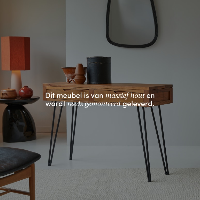 Bonnie - Massief acacia bijzettafel