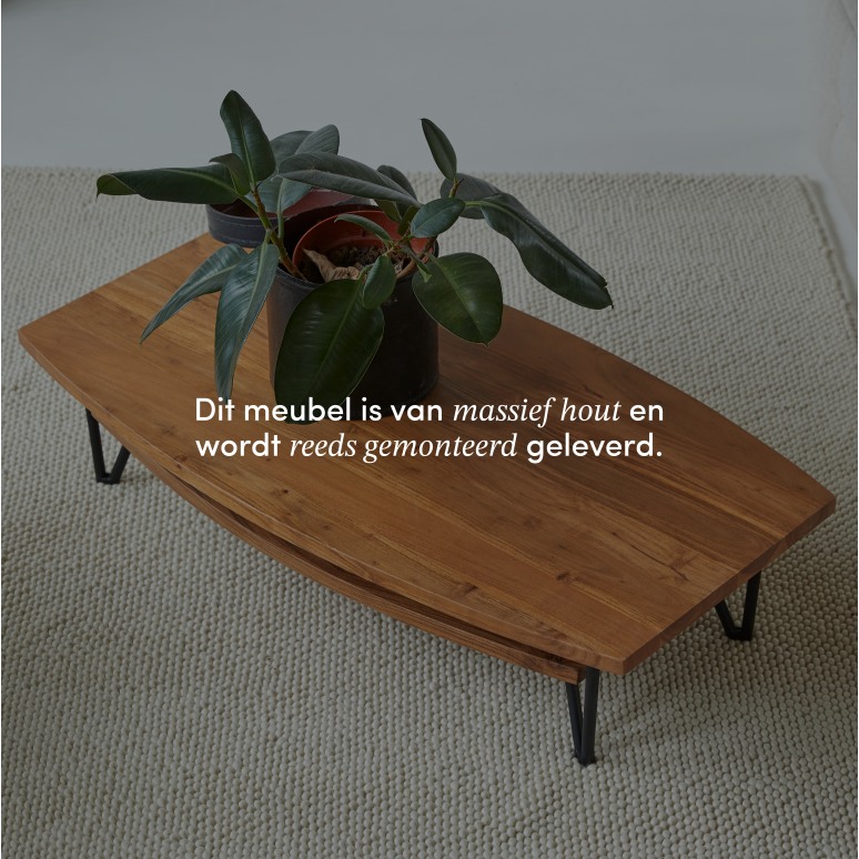 Bonnie - Massief acacia salontafel
