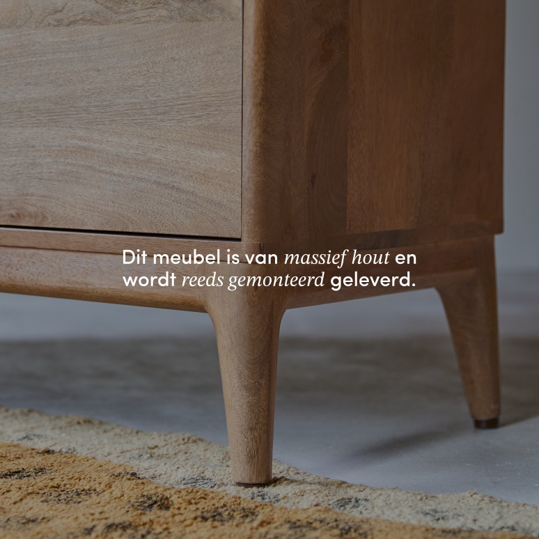 Gabrielle - Kindercommode van massief mangohout