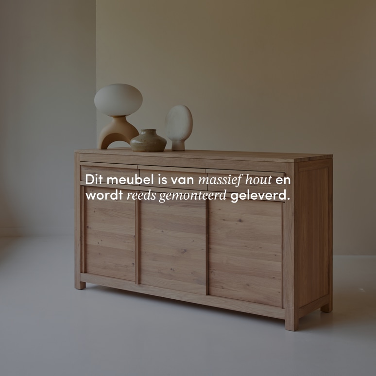 Luce - Massief eiken buffetkast 150 cm
