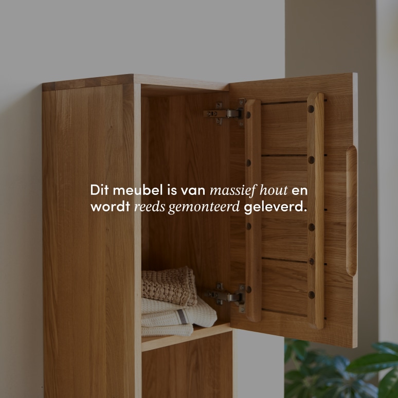 Nova - Kolomkast van massief eiken