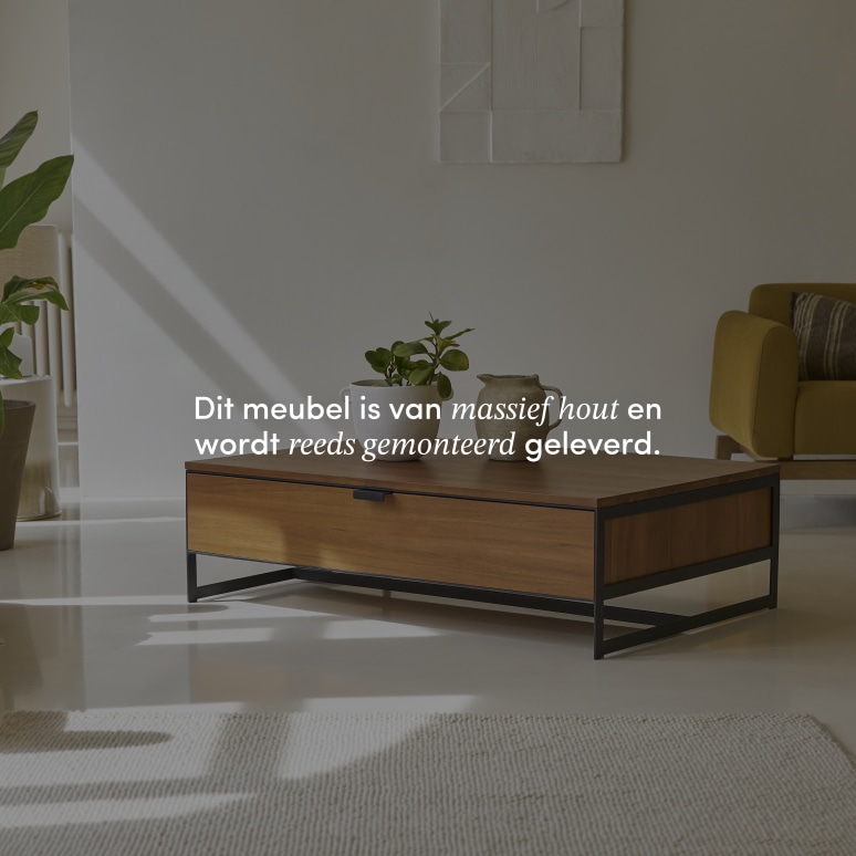 Urban - Lage opbergtafel van massief acacia