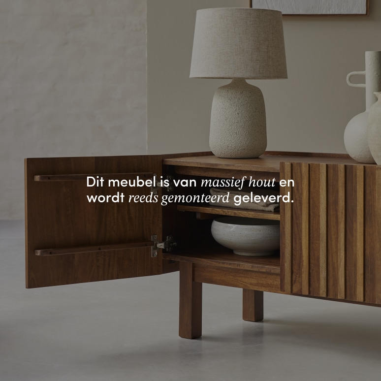 Milo - Tv-meubel van massief mangohout 140 cm