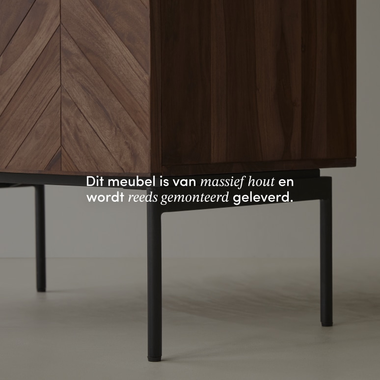 Ismaël - Massief palissander badkamermeubel 80 cm