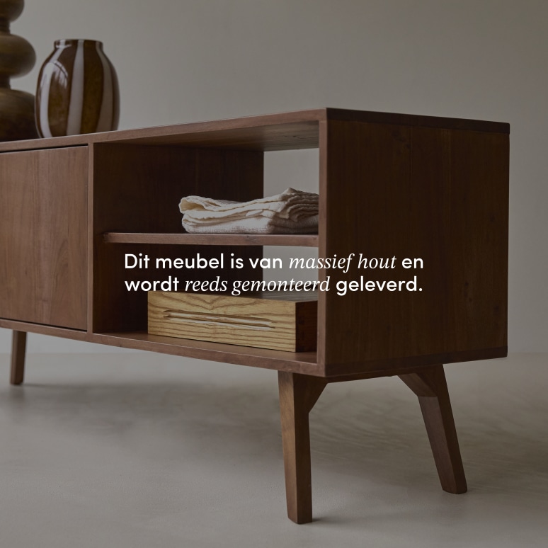Niels - Acacia tv-meubel 150 cm