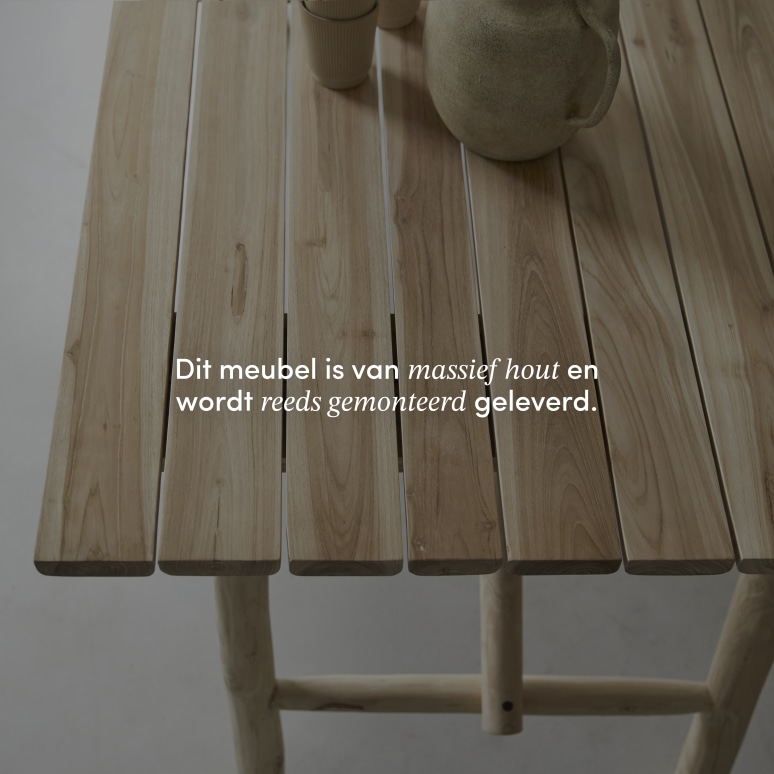 Mathilda - Tafel van drijfhout voor 4/6 personen