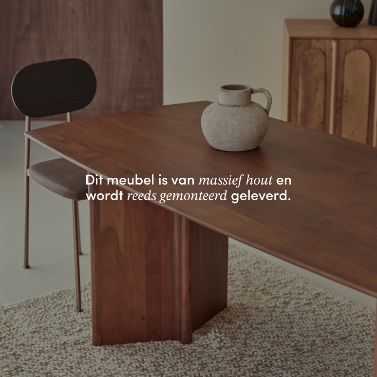 Suzanne - Tafel in massief acacia voor 6 personen