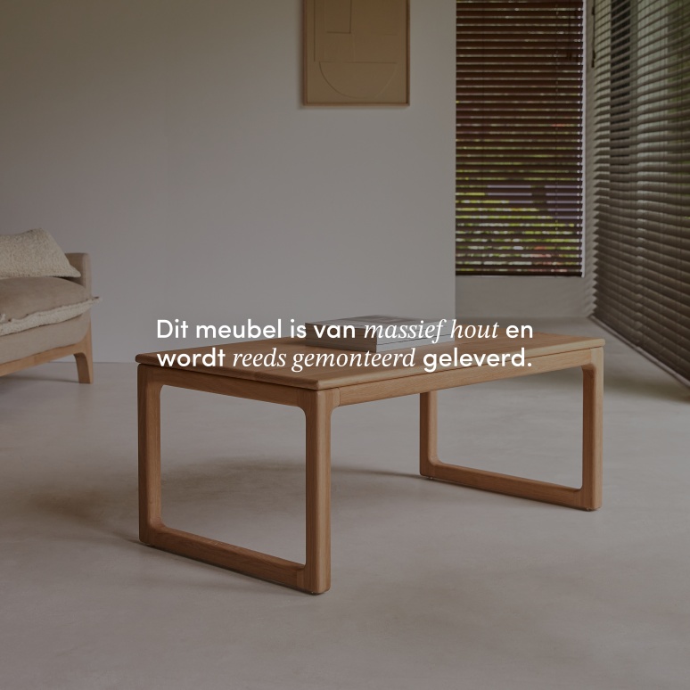 Arto - Salontafel van massief eikenhout