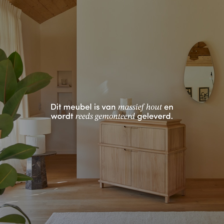 Achille - Buffetkast van massief teak 120 cm