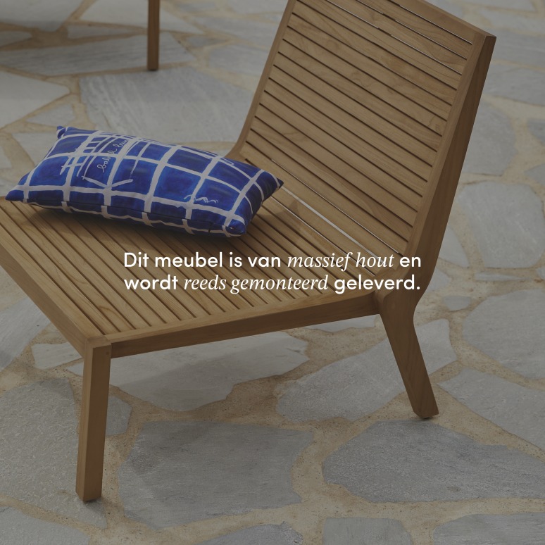 Teo - Massief teakhouten tuinfauteuil