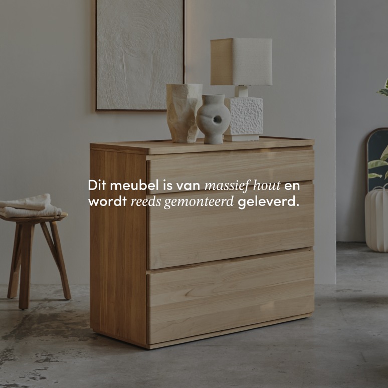 Nino - Commode in massief teak