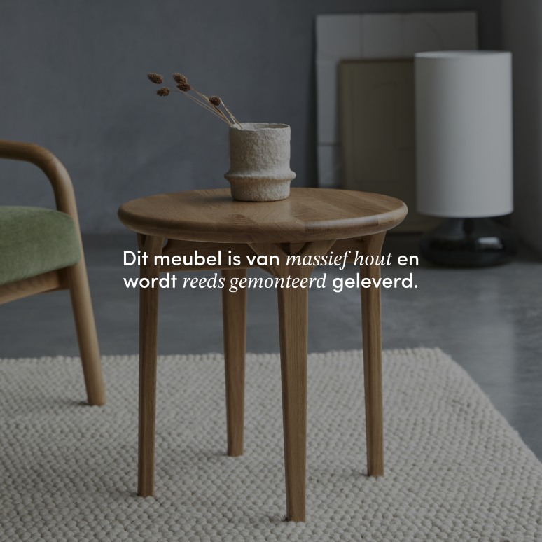 Clara - Massief eiken bijzettafeltje