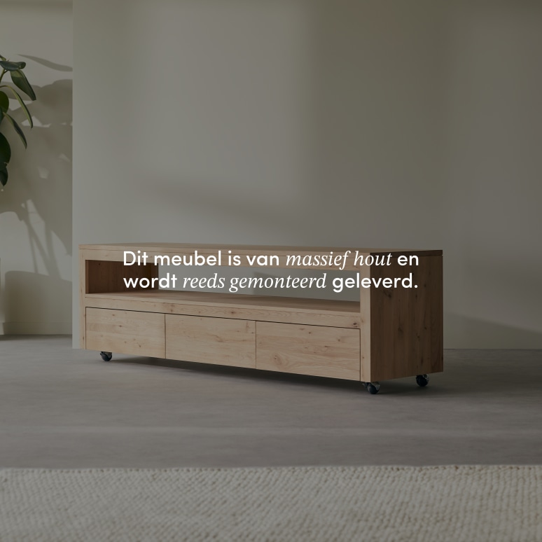 Anoa - Tv-meubel van massief eikenhout 180 cm