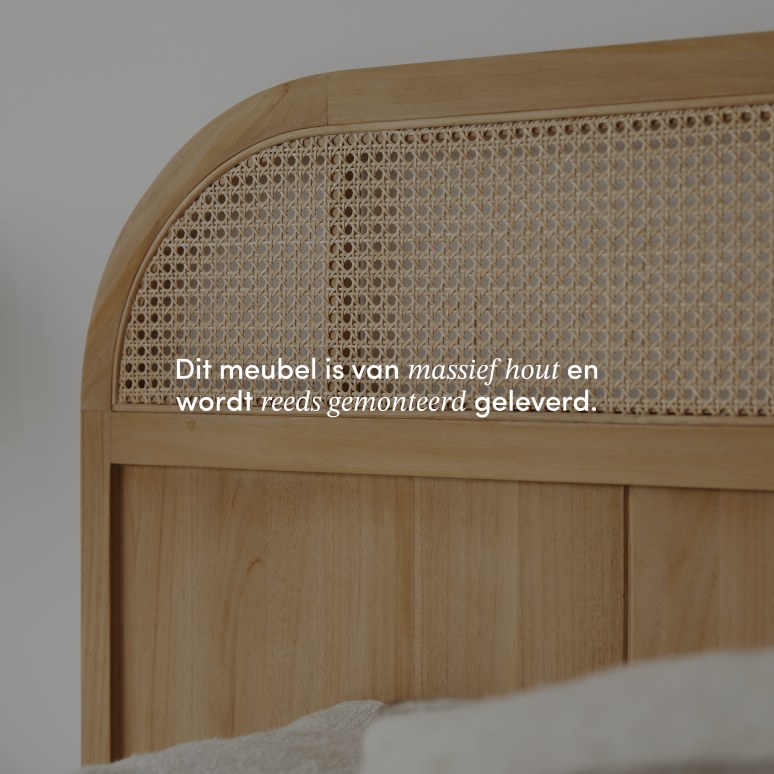 Hector - Hoofdbord in massief teak 190 cm